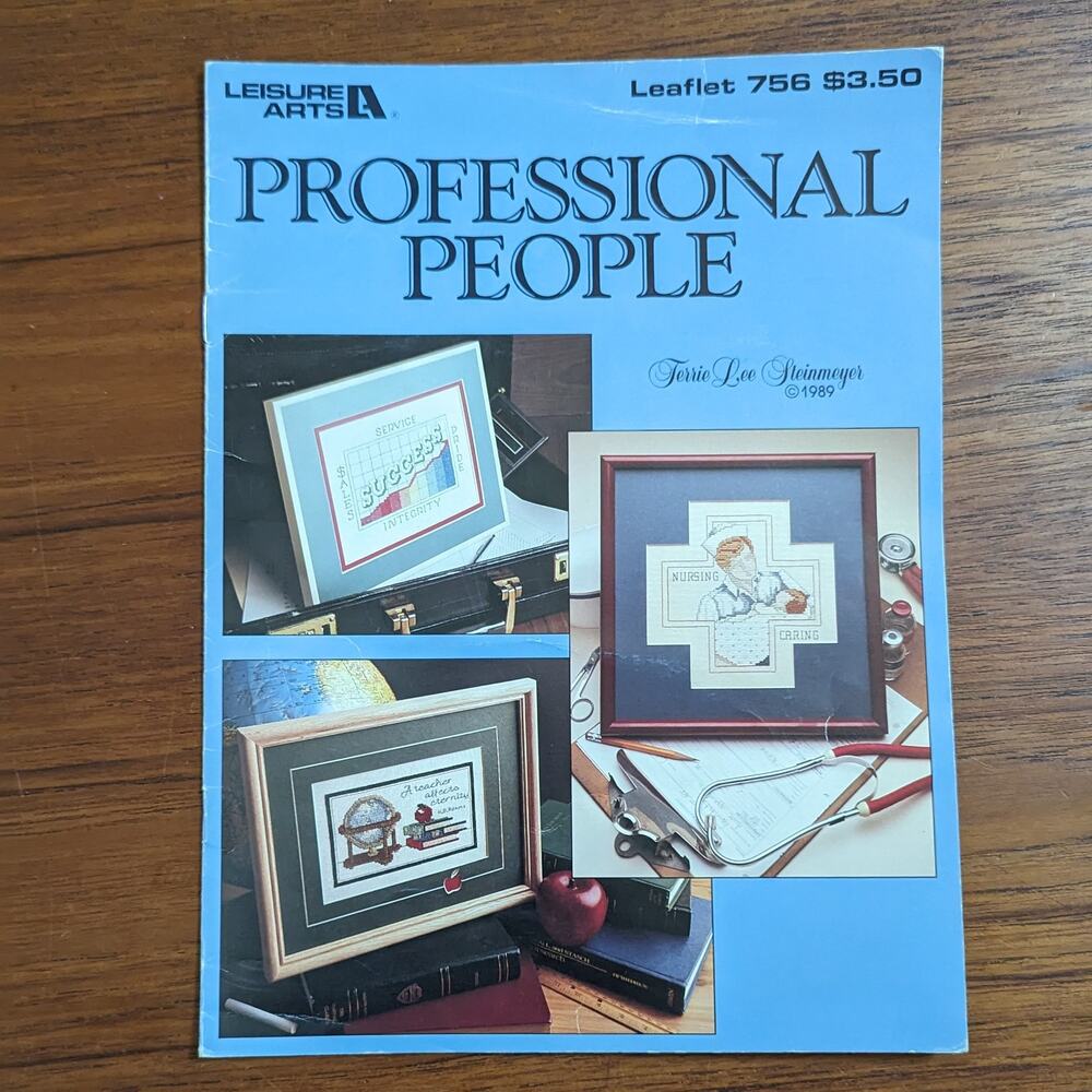 Professional People Cross Stitch Pattern Booklet
